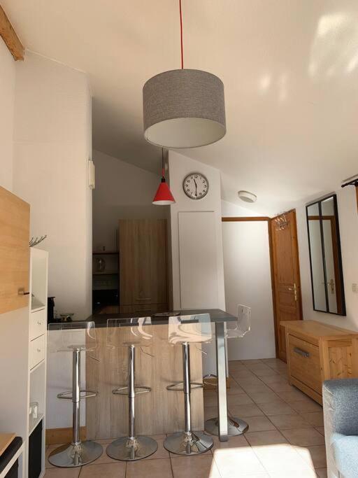 Appartement Vue Piste De Ski Praz-sur-Arly Eksteriør billede