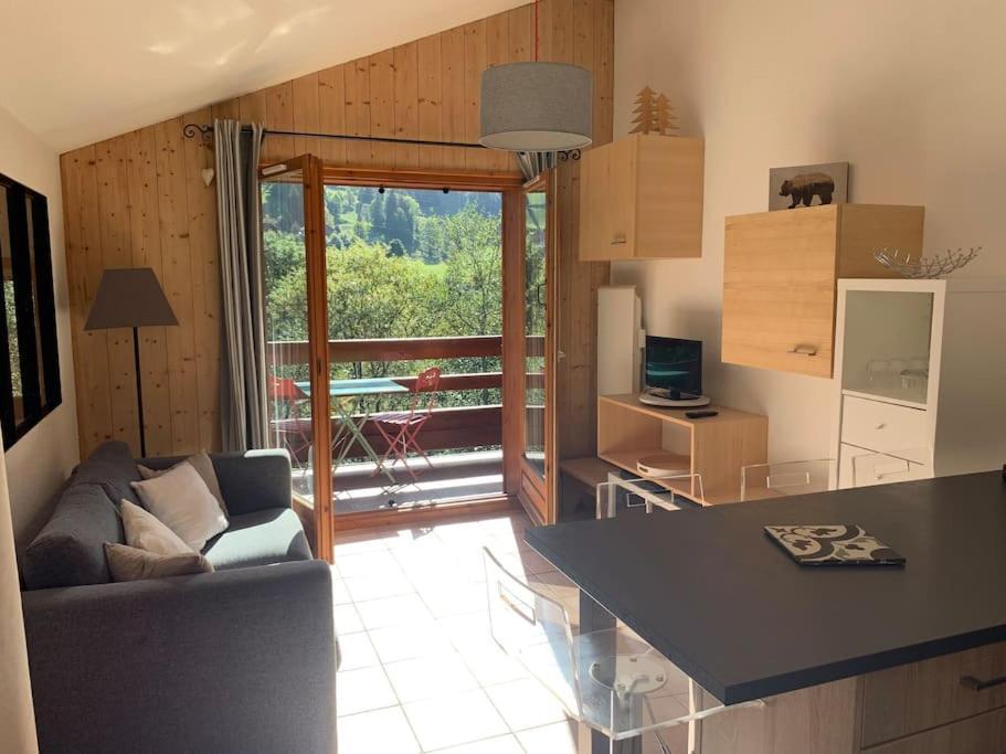 Appartement Vue Piste De Ski Praz-sur-Arly Eksteriør billede